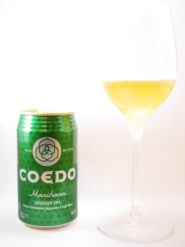 COEDO_毬花_缶とグラス
