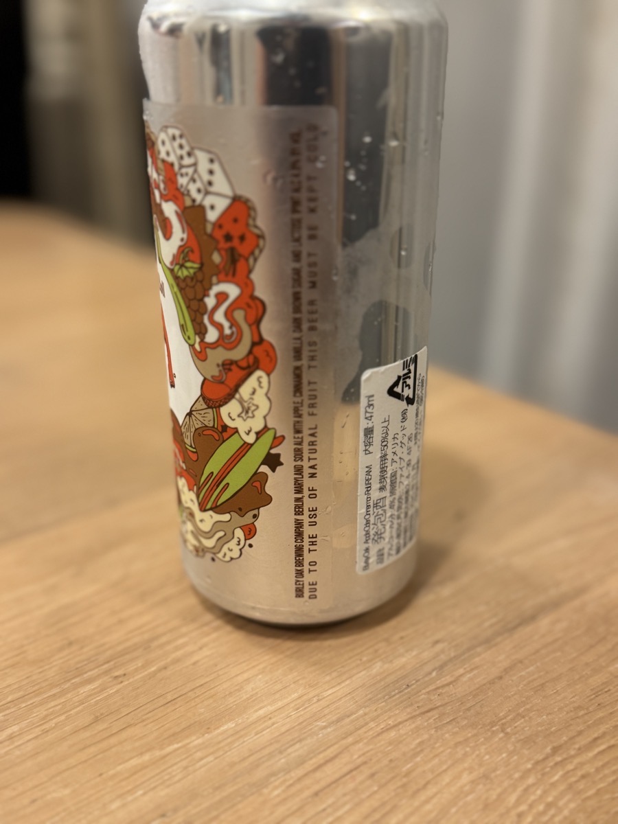 Burley Oak Apple Cider Cinnamon Roll J.R.E.A.M